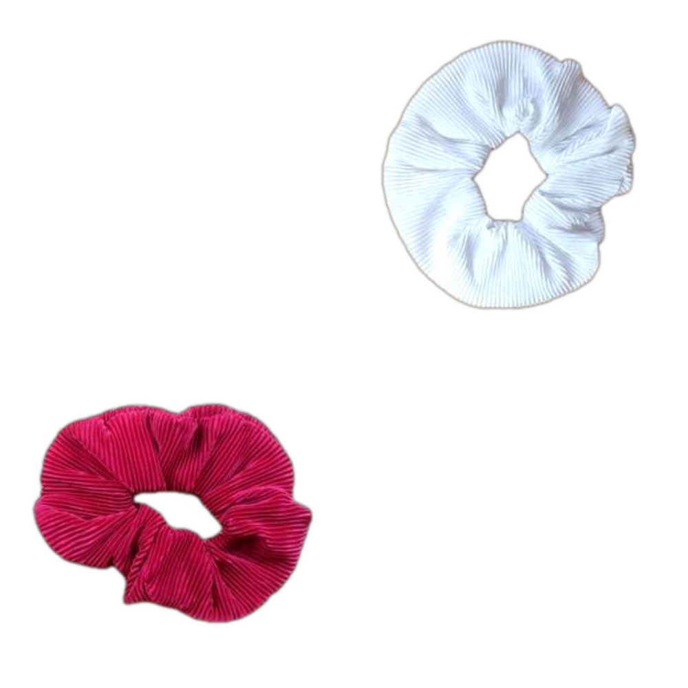 2 Large Silky Hair Ties